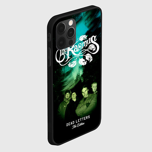 Чехол iPhone 12 Pro Dead Letters - The Rasmus / 3D-Черный – фото 2