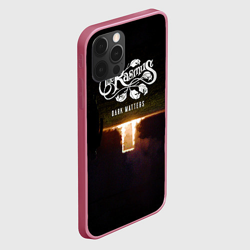 Чехол iPhone 12 Pro Dark Matters - The Rasmus / 3D-Малиновый – фото 2