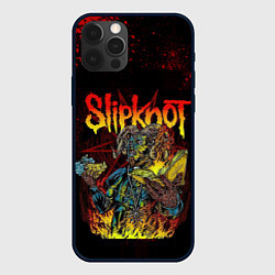 Чехол для iPhone 12 Pro Slipknot Monster, цвет: 3D-черный