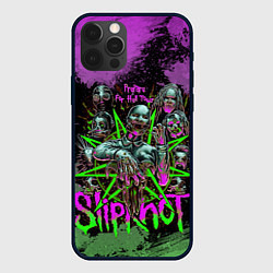 Чехол для iPhone 12 Pro Slipknot satan, цвет: 3D-черный