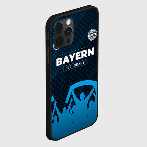 Чехол iPhone 12 Pro Bayern legendary форма фанатов / 3D-Черный – фото 2