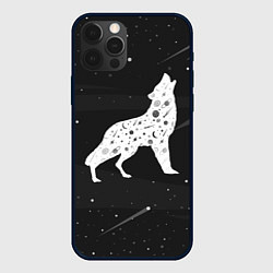 Чехол для iPhone 12 Pro Созвездие волка - волк из звезд, цвет: 3D-черный
