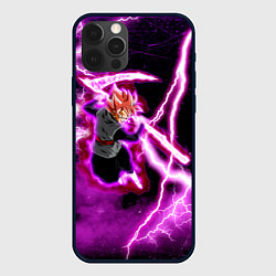 Чехол для iPhone 12 Pro Гоку Блек Аниме Dragon Ball, цвет: 3D-черный