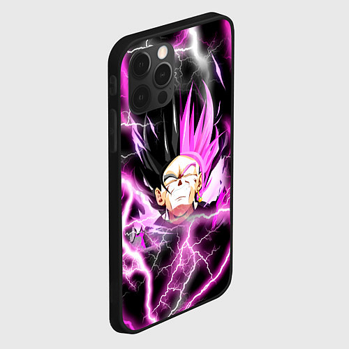 Чехол iPhone 12 Pro Драгон Бол Гоку Блек Dragon Ball / 3D-Черный – фото 2