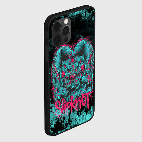 Чехол iPhone 12 Pro Monster Slipknot / 3D-Черный – фото 2