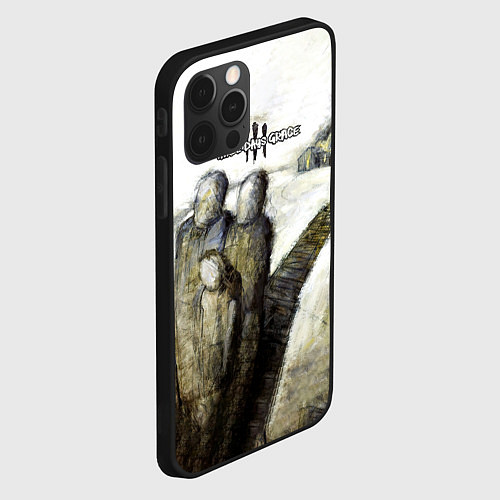 Чехол iPhone 12 Pro Three Days Grace дебютный альбом / 3D-Черный – фото 2