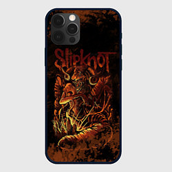 Чехол для iPhone 12 Pro Slipknot Dragon, цвет: 3D-черный