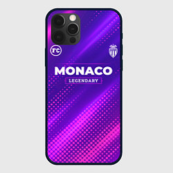 Чехол для iPhone 12 Pro Monaco legendary sport grunge, цвет: 3D-черный