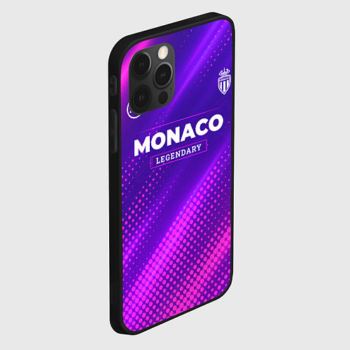 Чехол iPhone 12 Pro Monaco legendary sport grunge / 3D-Черный – фото 2