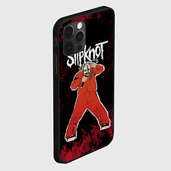 Чехол для iPhone 12 Pro Slipknot music, цвет: 3D-черный — фото 2