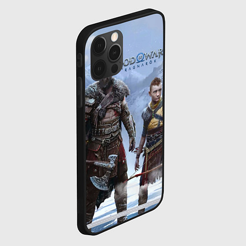 Чехол iPhone 12 Pro God of war ragnarok-God of War: Рагнарёк / 3D-Черный – фото 2