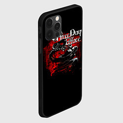 Чехол для iPhone 12 Pro Three Days Grace змея и ворон, цвет: 3D-черный — фото 2