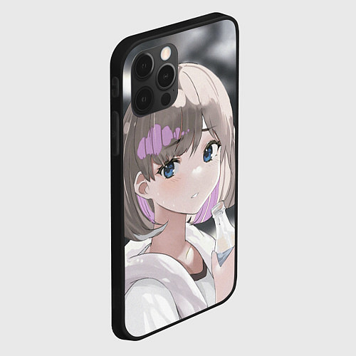 Чехол iPhone 12 Pro Keke Tang eyes - Love Live Superstar / 3D-Черный – фото 2