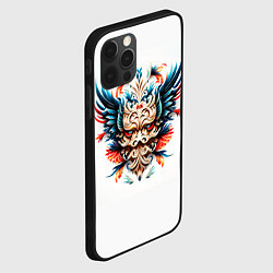 Чехол для iPhone 12 Pro Маска шамана - ирезуми, цвет: 3D-черный — фото 2