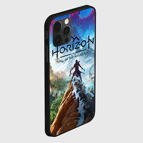 Чехол iPhone 12 Pro Horizon call of the mountain keyart / 3D-Черный – фото 2