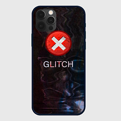 Чехол для iPhone 12 Pro GLITCH - Визуальная ошибка, цвет: 3D-черный