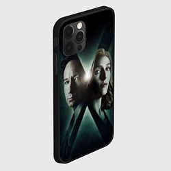 Чехол для iPhone 12 Pro X - Files, цвет: 3D-черный — фото 2