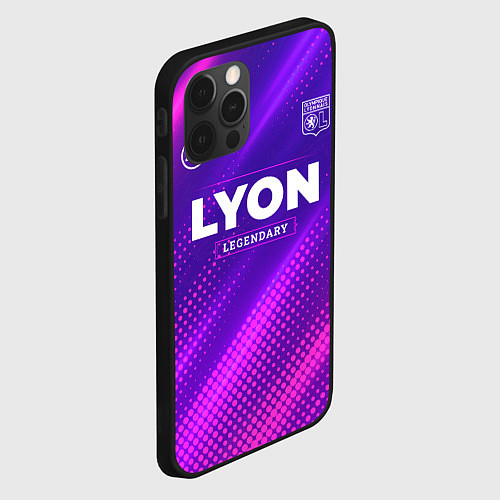 Чехол iPhone 12 Pro Lyon legendary sport grunge / 3D-Черный – фото 2