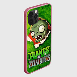 Чехол для iPhone 12 Pro Green zombie, цвет: 3D-малиновый — фото 2