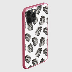 Чехол для iPhone 12 Pro Аполлон - паттерн, цвет: 3D-малиновый — фото 2