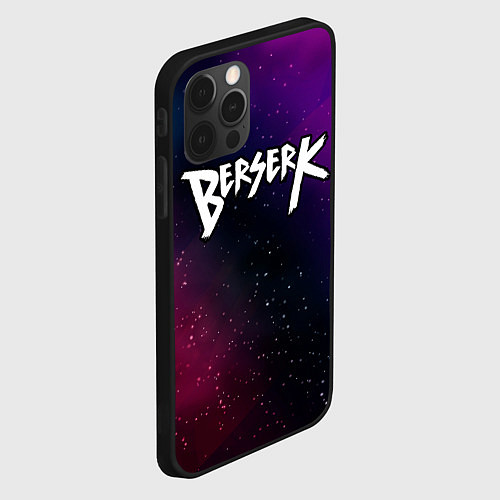 Чехол iPhone 12 Pro Berserk gradient space / 3D-Черный – фото 2