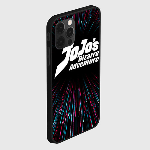 Чехол iPhone 12 Pro JoJo Bizarre Adventure infinity / 3D-Черный – фото 2