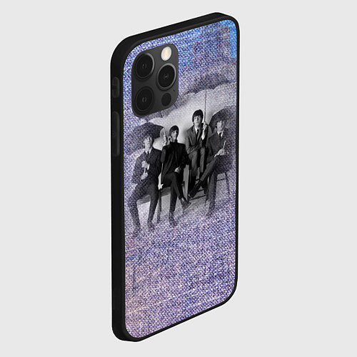 Чехол iPhone 12 Pro The Beatles - Liverpool - England / 3D-Черный – фото 2