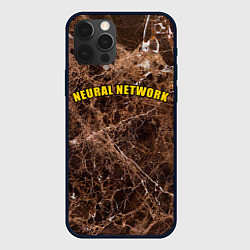 Чехол для iPhone 12 Pro Нейронные связи мозга, цвет: 3D-черный
