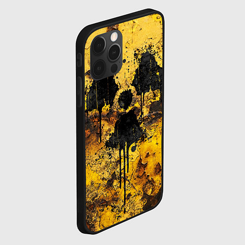 Чехол iPhone 12 Pro Rusty radiation / 3D-Черный – фото 2