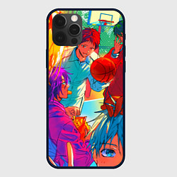Чехол для iPhone 12 Pro Баскетбол Куроко - Все в сборе, цвет: 3D-черный