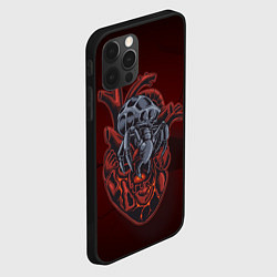 Чехол для iPhone 12 Pro Сердцеед, цвет: 3D-черный — фото 2