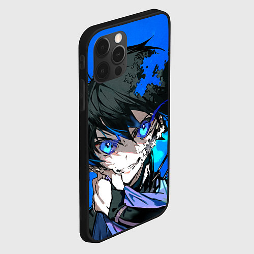 Чехол iPhone 12 Pro Ёити Исаги art / 3D-Черный – фото 2