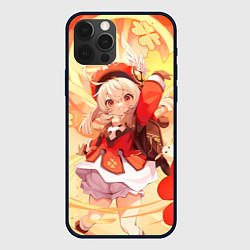 Чехол для iPhone 12 Pro Genshin Impact - Klee, цвет: 3D-черный