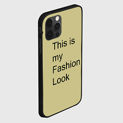 Чехол для iPhone 12 Pro This is my fashion look, цвет: 3D-черный — фото 2