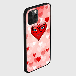 Чехол для iPhone 12 Pro Женское сердце, цвет: 3D-черный — фото 2