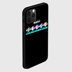 Чехол для iPhone 12 Pro NewJeans logo bunnies Minji Hanni Danielle Haerin, цвет: 3D-черный — фото 2