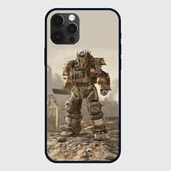 Чехол для iPhone 12 Pro Bone raider power armor skin in fallout, цвет: 3D-черный