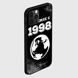 Чехол для iPhone 12 Pro На Земле с 1998: краска на темном, цвет: 3D-черный — фото 2