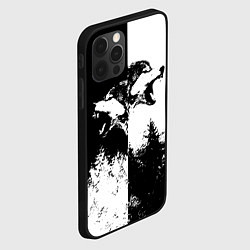 Чехол для iPhone 12 Pro Два волка, цвет: 3D-черный — фото 2