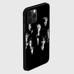 Чехол для iPhone 12 Pro BTS BLACK, цвет: 3D-черный — фото 2