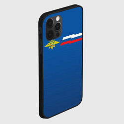 Чехол для iPhone 12 Pro Эмблема МВД, цвет: 3D-черный — фото 2