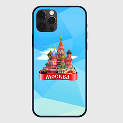 Чехол для iPhone 12 Pro Россия Москва, цвет: 3D-черный