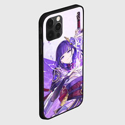 Чехол для iPhone 12 Pro Raiden Shogun Reign of Serenity, цвет: 3D-черный — фото 2