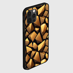 Чехол для iPhone 12 Pro Каменные соты, цвет: 3D-черный — фото 2
