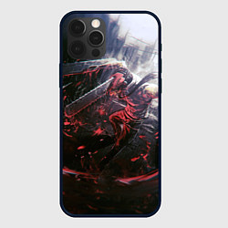 Чехол для iPhone 12 Pro Человек-бензопила - Дэнджи атакует, цвет: 3D-черный