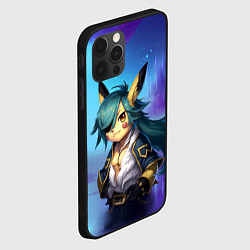 Чехол для iPhone 12 Pro Genshin Pokеmon, цвет: 3D-черный — фото 2