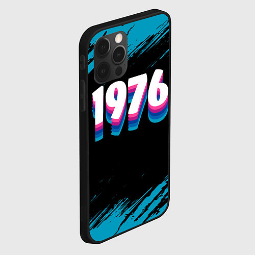 Чехол iPhone 12 Pro Made in 1976: vintage art / 3D-Черный – фото 2
