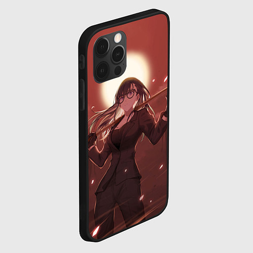 Чехол iPhone 12 Pro Хидзуру Минаката в поле - Summertime Render / 3D-Черный – фото 2