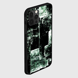 Чехол для iPhone 12 Pro Малахит, цвет: 3D-черный — фото 2
