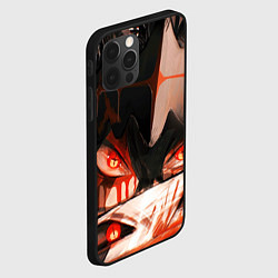 Чехол для iPhone 12 Pro Аста и его демон - Черный клевер, цвет: 3D-черный — фото 2
